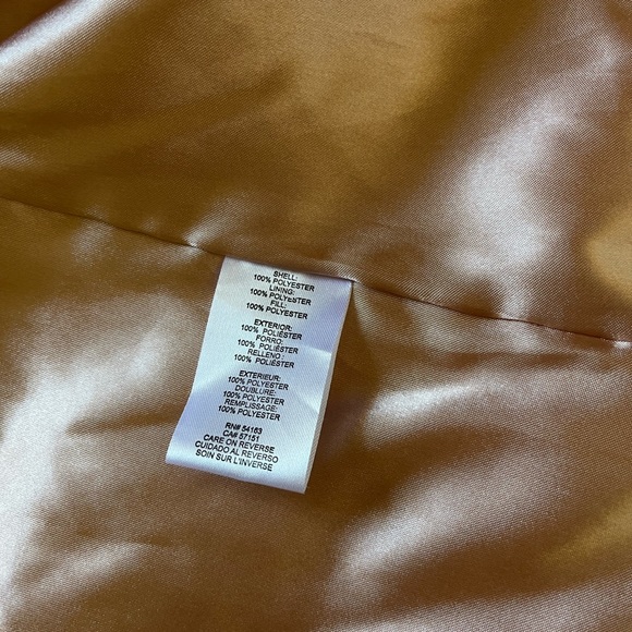 Calvin Klein Women’s Puffer Vest Light Pink Blush Size 2XL Gold - Picture 3 of 11